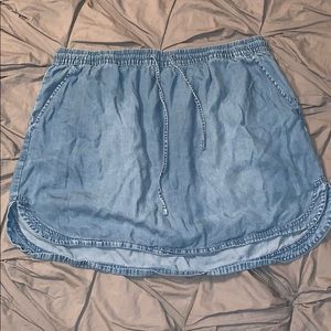 Chambray Jean Skirt